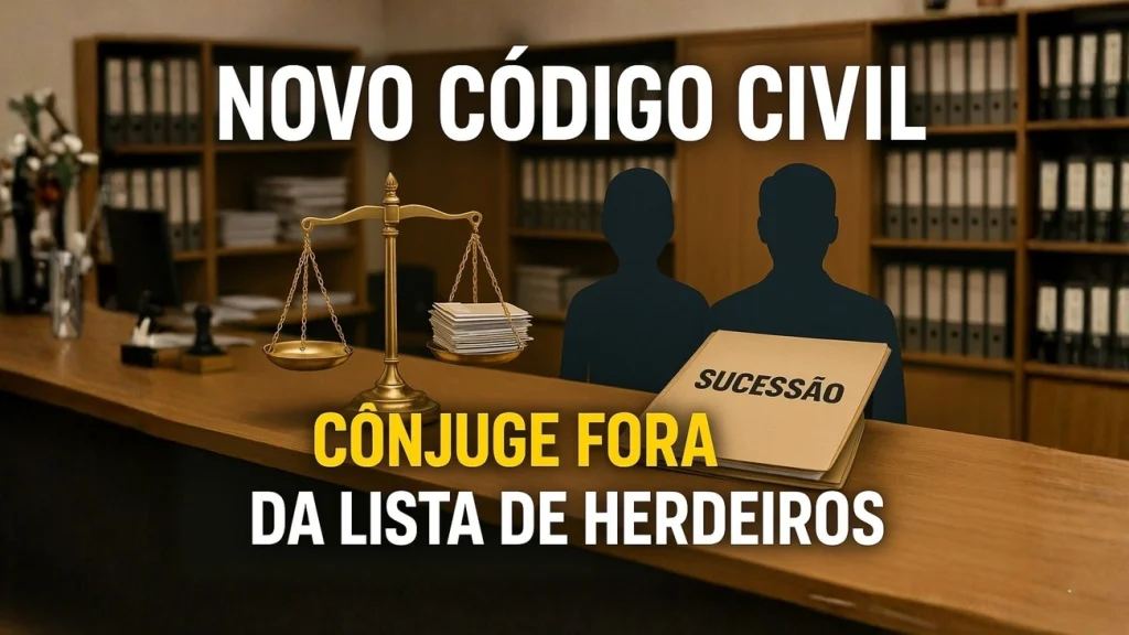 Com novo Código Civil, acaba-se a herança automática para marido ou esposa; cônjuge perde direito à metade dos bens e fica atrás de filhos e pais na fila
