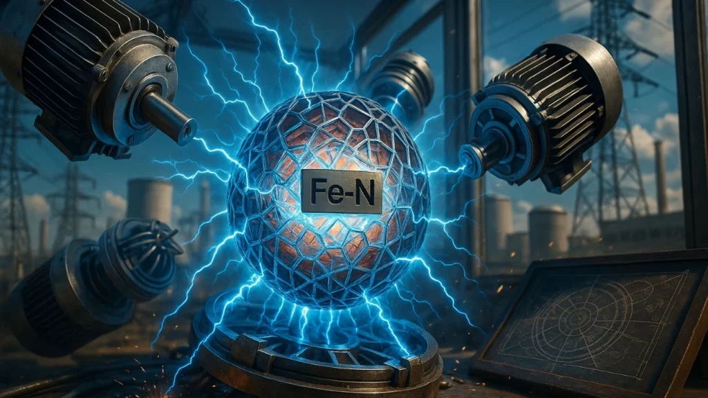 Novo superímã criado com ferro e nitrogênio promete motores mais fortes, energia barata, máquinas antes impossíveis e reacende teorias antigas ao entregar potência dez vezes maior que os ímãs tradicionais