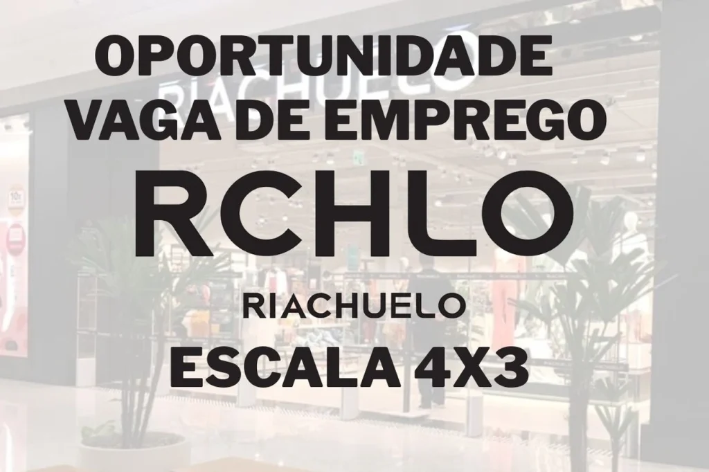 Riachuelo abre vaga de emprego com escala 4×3 de Operadora de Caixa em Recife com benefícios