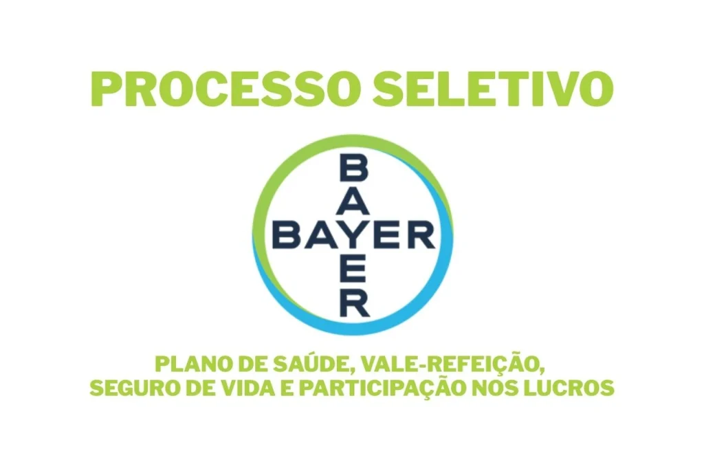 Trabalhe na Bayer em 18 vagas abertas para áreas técnicas, corporativas e industriais e receba plano de saúde, vale-refeição, seguro de vida e participação nos lucros em diferentes estados do Brasil
