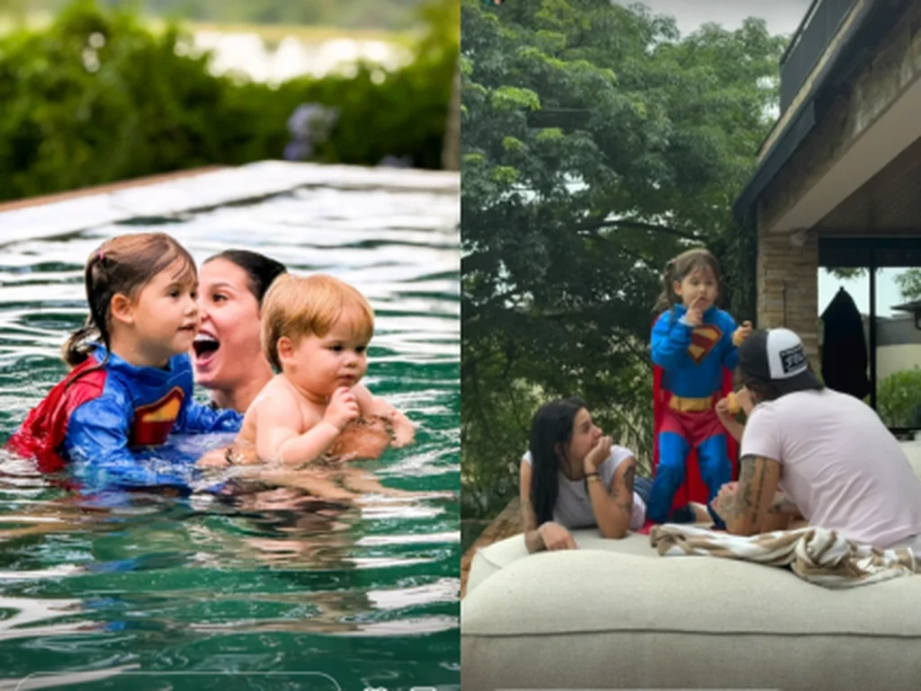 Ana Castela se diverte com as filhas de Zé Felipe agora