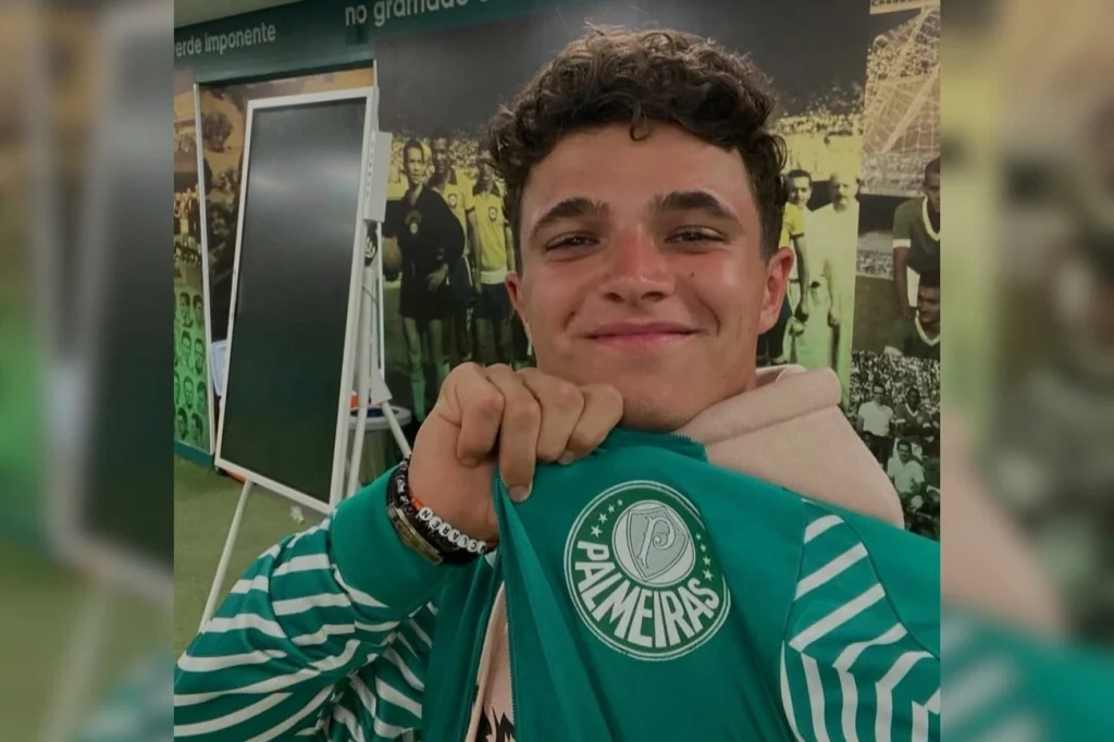 Palmeiras parabeniza Lando Norris por título inédito da Fórmula 1 Palmeiras parabeniza Lando Norris por título inédito da Fórmula 1
