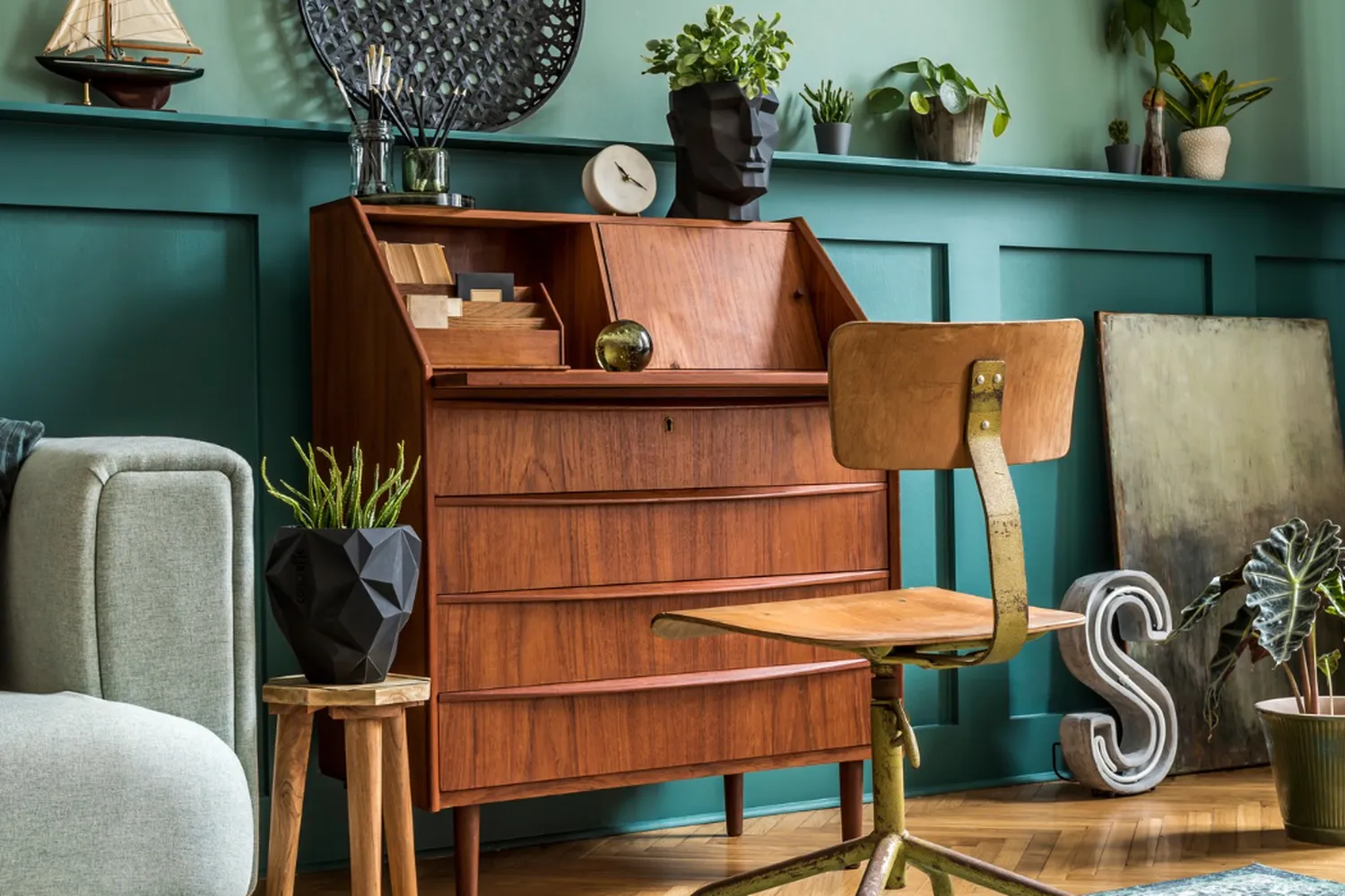 Como combinar móveis antigos e decoração moderna? Tire suas dúvidas