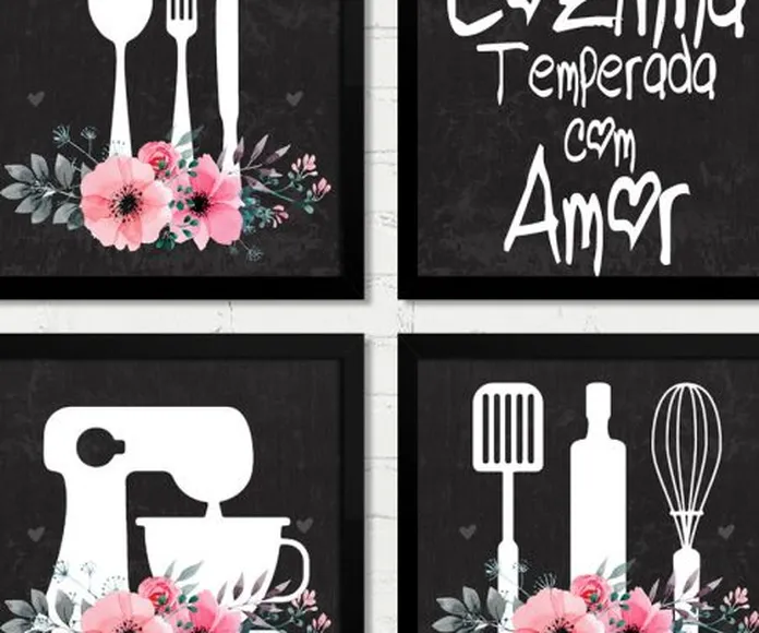 decora o parede da cozinha com quadrinhos de lojas populares e0506a93