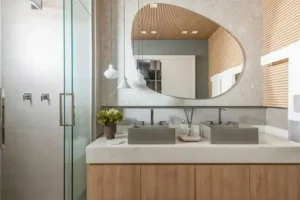 Linhas Retas, Tons Suaves e Mix de Texturas para transformar o ambiente