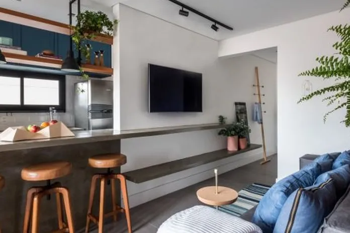 sala e cozinha americana conhe a as vantagens 5 projetos inspiradores 4bfeb8e7