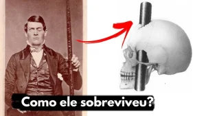 Com uma barra de ferro atravessando o crânio de 90 centímetros, o homem que sobreviveu ao acidente impossível e virou o caso mais famoso da neurociência moderna