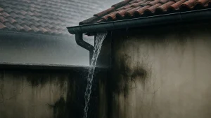 Lei brasileira proíbe lançamento de água da chuva do telhado para o terreno vizinho, mesmo após anos de prática; dono do imóvel pode ser obrigado a corrigir obra e pagar indenização