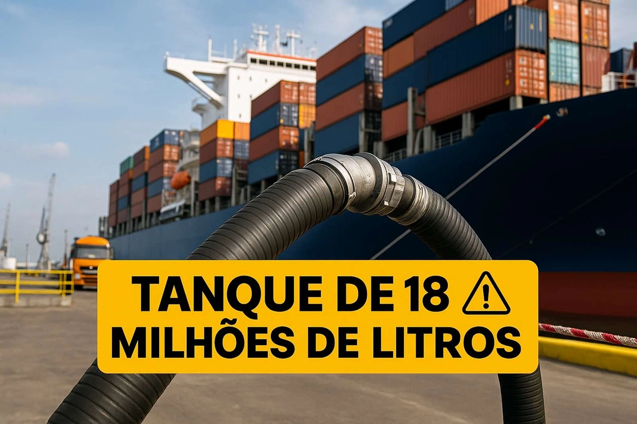Quantas horas leva para encher o tanque de um navio gigante? Navios de 300 metros, tanques de até 18 milhões de litros e um tempo de abastecimento tão absurdo que quase ninguém conhece