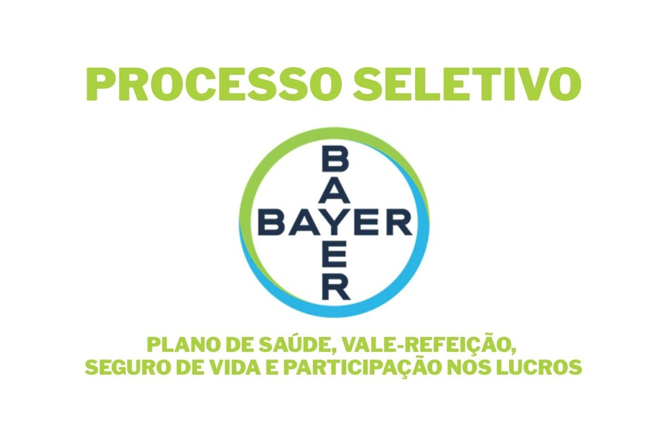 Trabalhe na Bayer em 18 vagas abertas para áreas técnicas, corporativas e industriais e receba plano de saúde, vale-refeição, seguro de vida e participação nos lucros em diferentes estados do Brasil