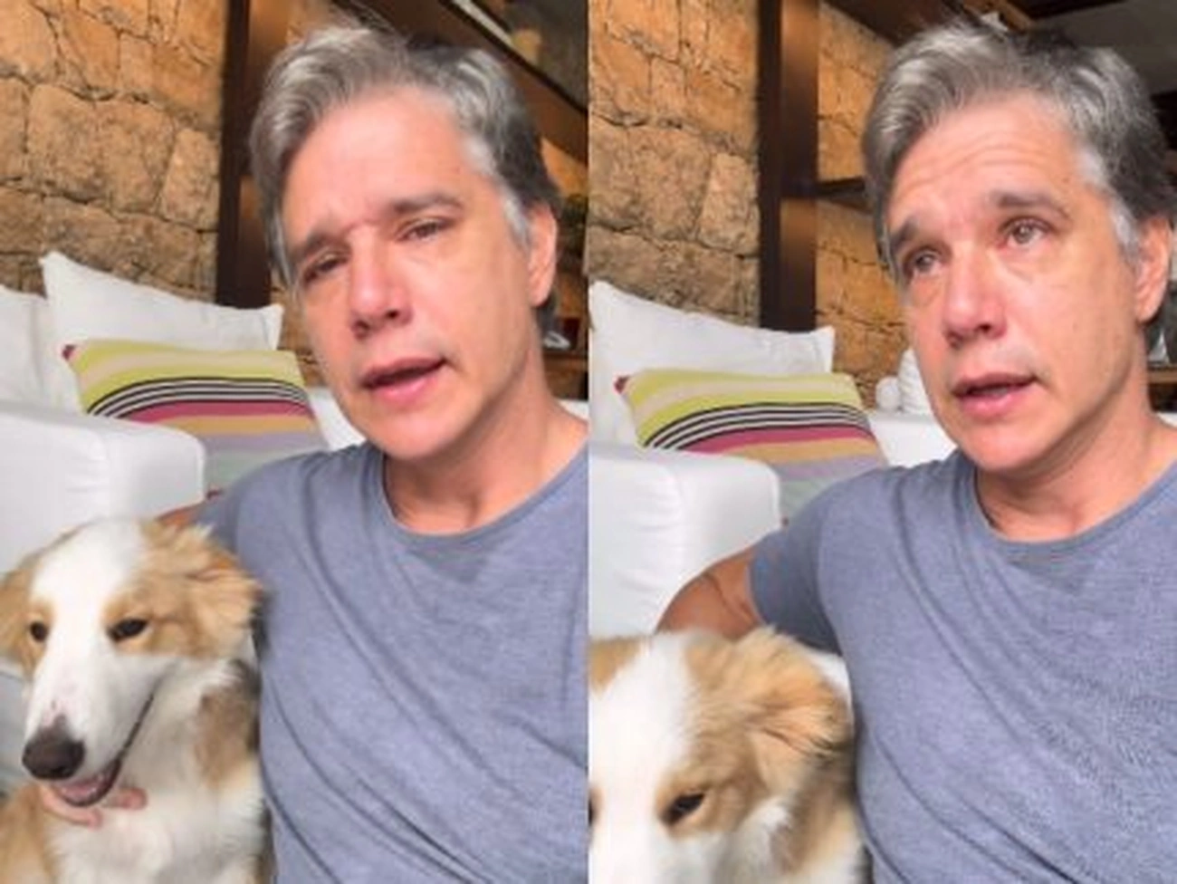 Abatido, Márcio Garcia anuncia a morte de seu cãozinho e emociona fãs