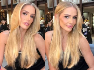 Deborah Secco fica loiríssima com nova cor de cabelo agora hoje