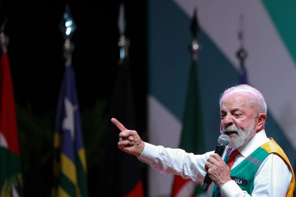 Em tom de campanha, Lula reforça discurso contra feminicÃdios Em tom de campanha, Lula reforça discurso contra feminicÃdios