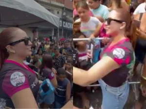 Mari Fernandez faz ação social de Natal em São Paulo hoje, distribuindo brinquedos e comida