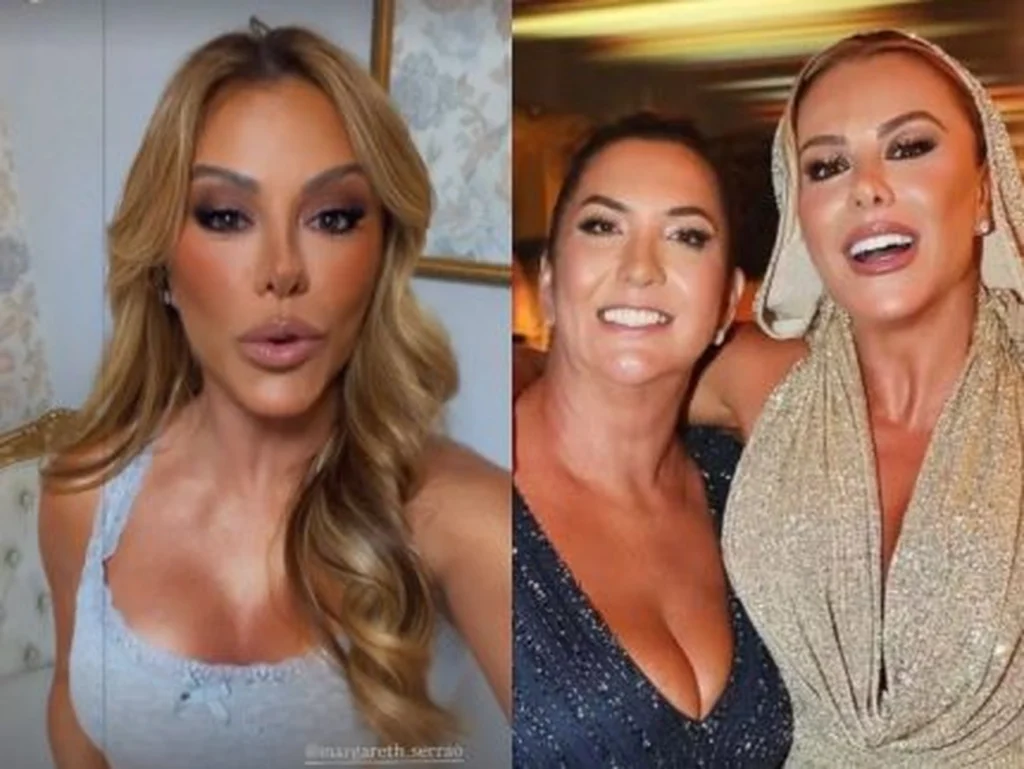 Poliana Rocha agora no aniversário de 60 anos da mãe de Virginia com carinho e amor