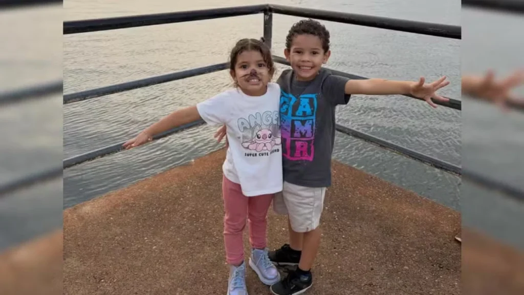 Tragédia em festa de família dois irmãos de 4 anos morrem afogados em piscina hoje