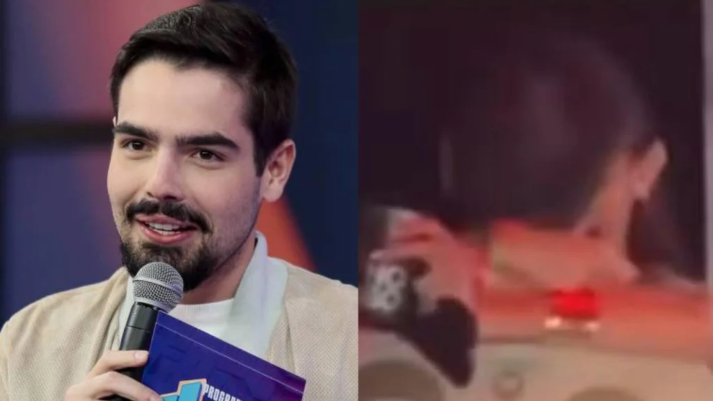 Filho de Faustão beija Aninha Nóbrega em Carnaval agora