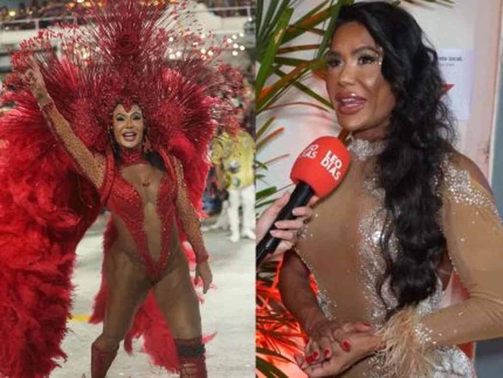 Gracyanne Barbosa explica agora o atraso no desfile da União da Ilha