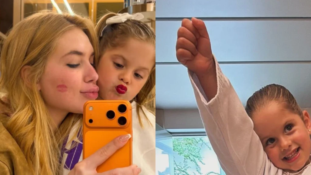 Maria Flor, filha de Virginia Fonseca, inicia treinamentos de artes marciais