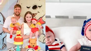 Paulinha Leite celebra: filhos gêmeos viram mini americanos agora aos 3 meses