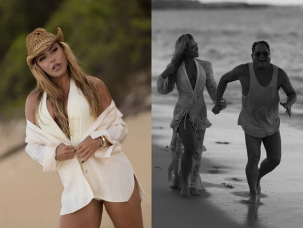 Poliana Rocha celebra 30 anos de amor tranquilo na Praia de Trancoso