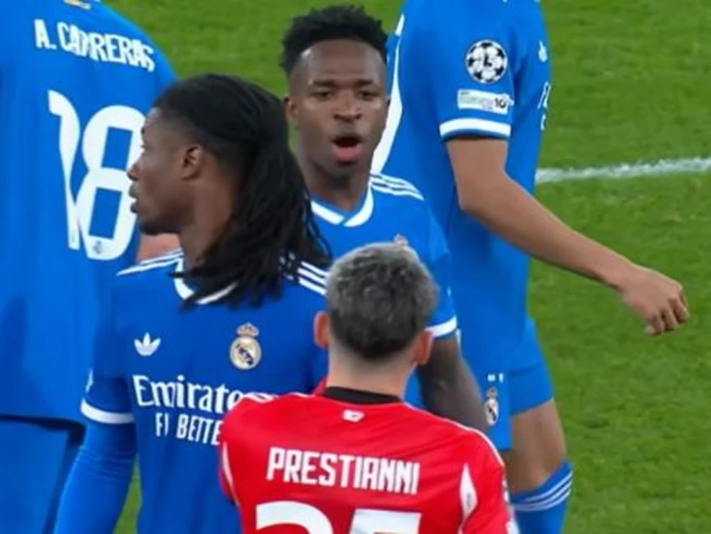 Portugal investiga denúncia de racismo contra Vini Jr no playoff da Liga dos Campeões Portugal investiga denúncia de racismo contra Vini Jr no playoff da Liga dos Campeões