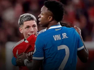 Prestianni suspenso por racismo contra Vini Jr UEFA confirma punição hoje