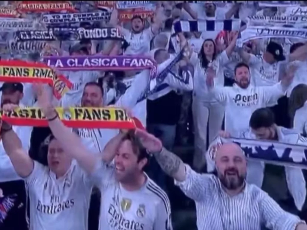 Torcedor do Real Madrid expulso pelo gesto nazista no Santiago Bernabéu