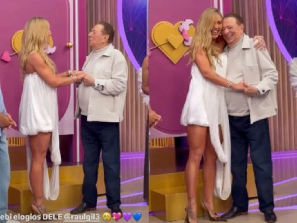 Virginia emociona com surpresa de Raul Gil em última gravação no SBT hoje