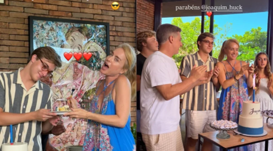 Angélica celebra 21 anos de Joaquim com surpresa emocionante e festa com amigas famosas