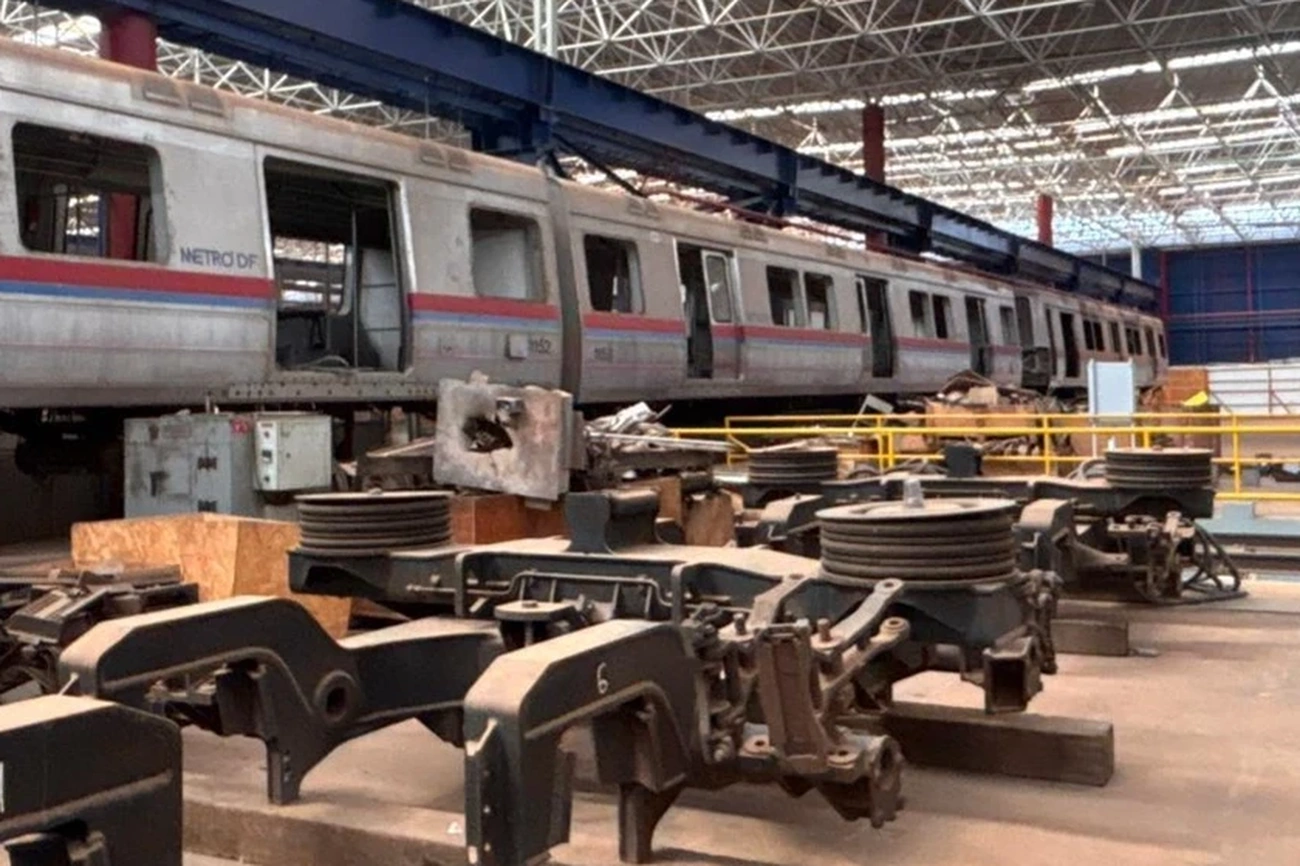 Metrô DF só tem 19 trens funcionando, mostra fiscalização da CLDF hoje