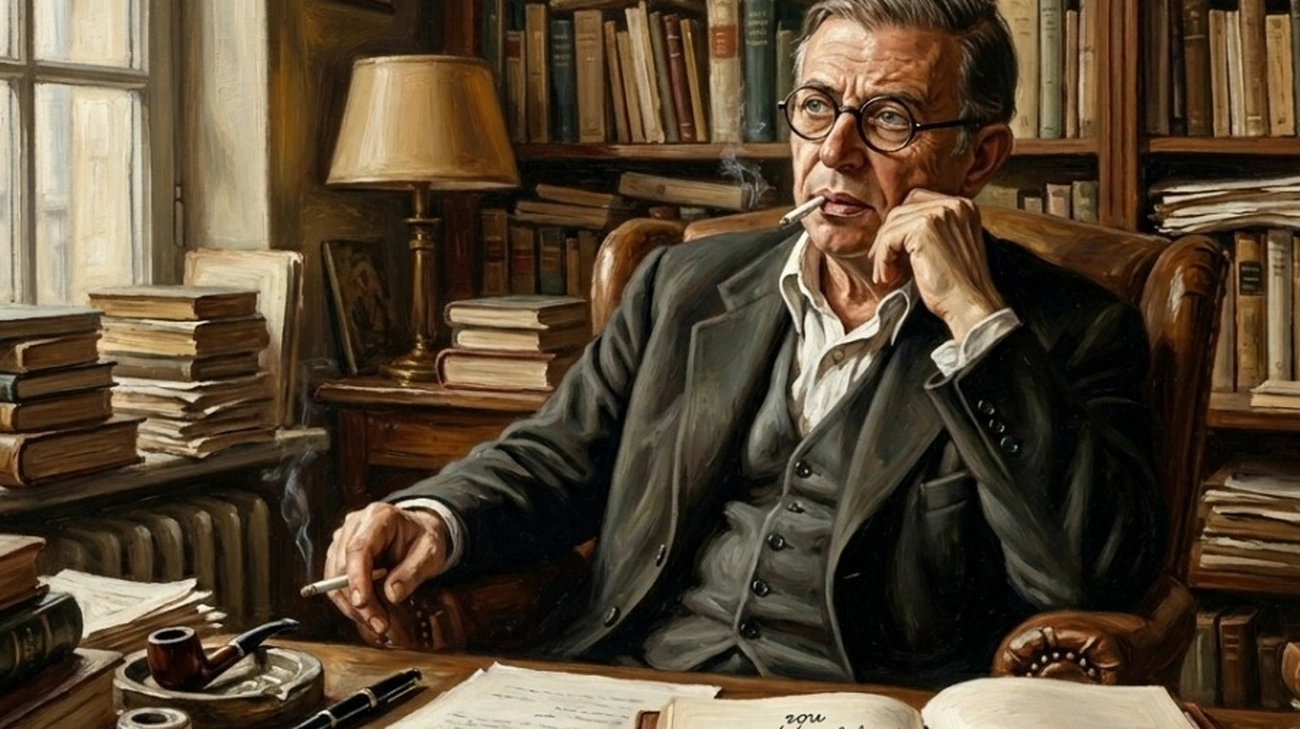 Descubra como Jean-Paul Sartre pode mudar sua vida agora com 7 frases inspiradoras sobre liberdade e escolha pessoal hoje mesmo