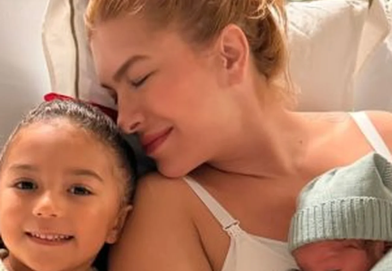 Lore Improta compartilha momento emocionante de filha conhecendo irmão recém-nascido hoje