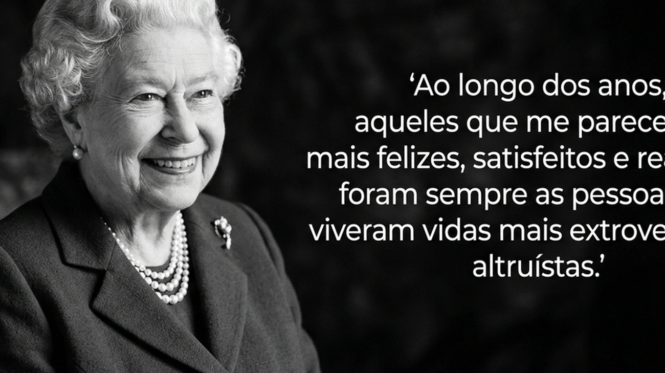 Rainha Elizabeth II revela agora segredo de felicidade em 70 anos de reinado
