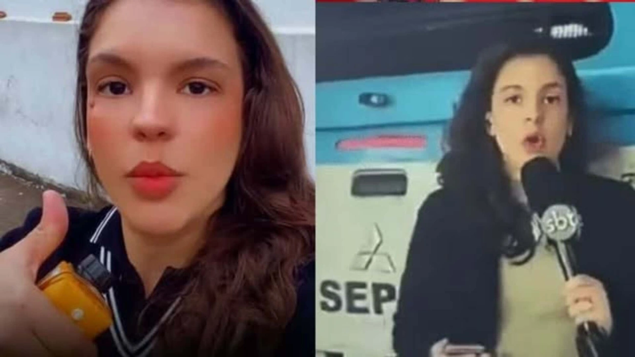 Repórter do SBT atropelada ao vivo hoje em São Gonçalo